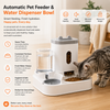ZayonPet Automatic Pet Feeder and Water Dispenser Bowl